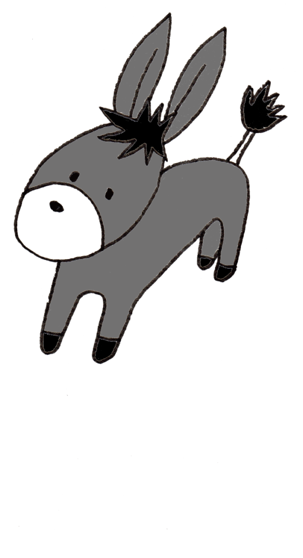 ロバのイラスト